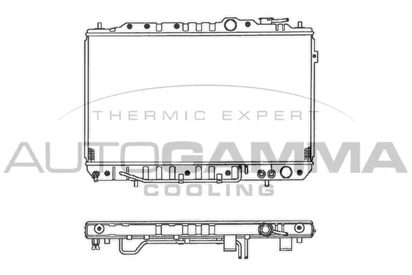 Radiator, engine cooling (101205)