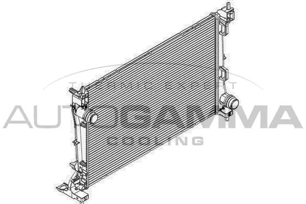 Radiator, engine cooling (107541)
