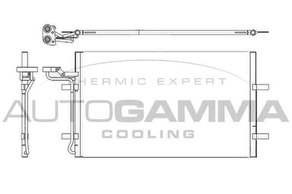 Condenser, air conditioning (105199)