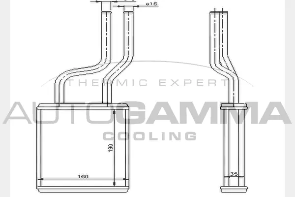 Heat Exchanger, interior heating (104608)