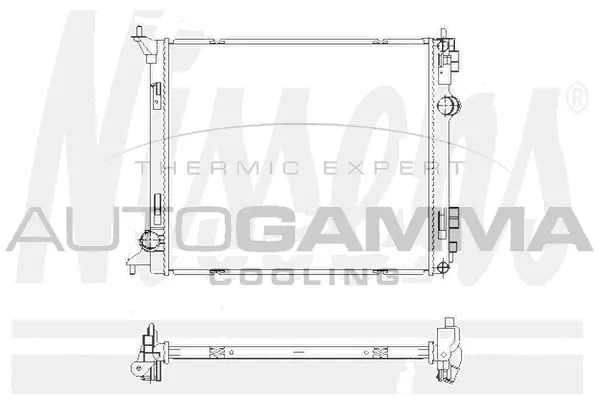 Radiator, engine cooling (107999)