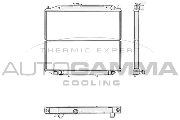 Radiator, engine cooling (103825)
