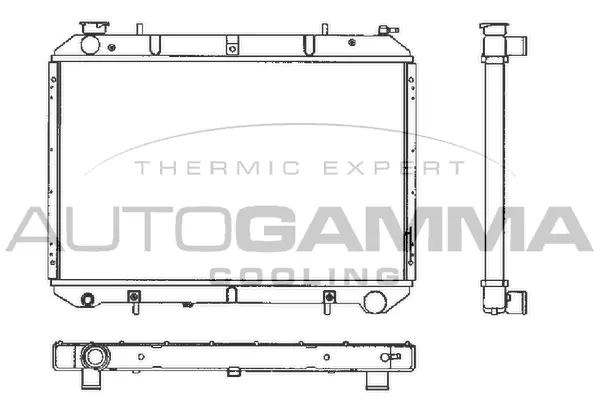 Radiator, engine cooling (101223)