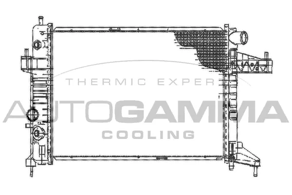 Radiator, engine cooling (102850)