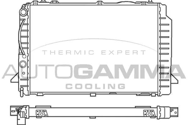 Radiator, engine cooling (100052)