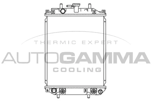 Radiator, engine cooling (103912)