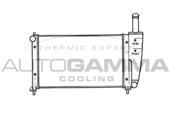 Radiator, engine cooling (101398)