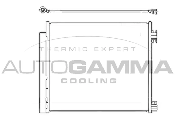 Condenser, air conditioning (107629)