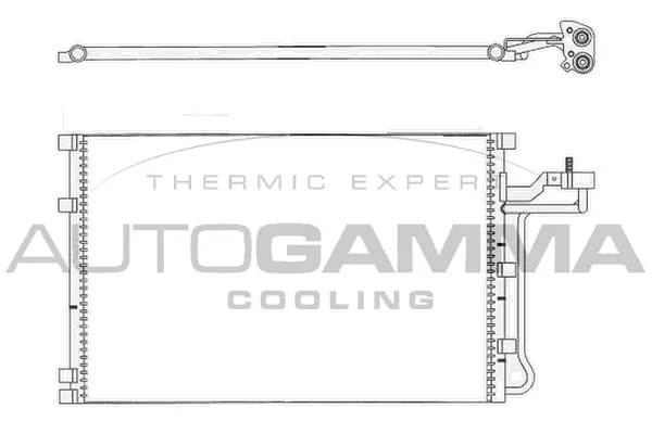 Condenser, air conditioning (105650)