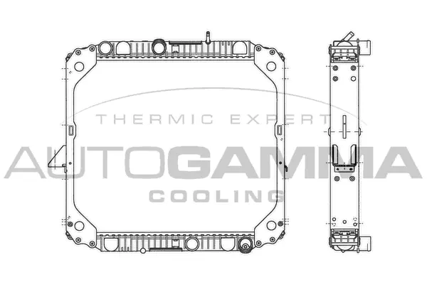 Radiator, engine cooling (404120)