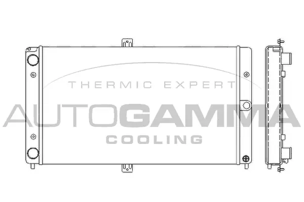 Radiator, engine cooling (107035)