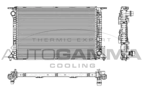 Radiator, engine cooling (105159)