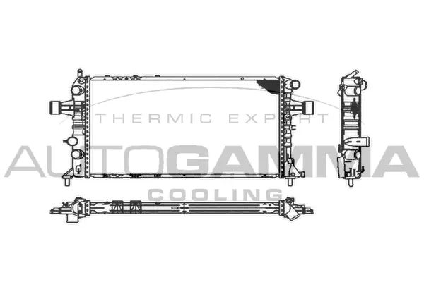 Radiator, engine cooling (101449)