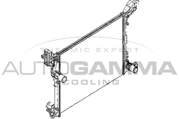 Radiator, engine cooling (110003)