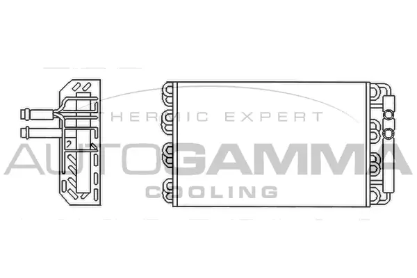 Evaporator, air conditioning (112080)