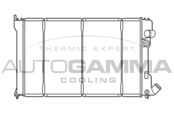 Radiator, engine cooling (100219)