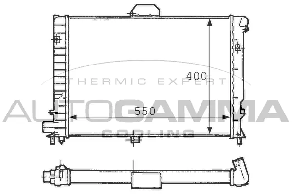 Radiator, engine cooling (100942)
