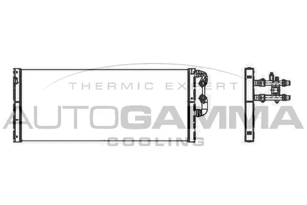 Radiator, engine cooling (105313)