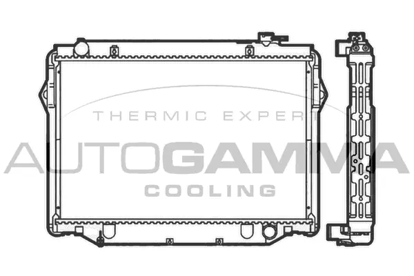 Radiator, engine cooling (104736)