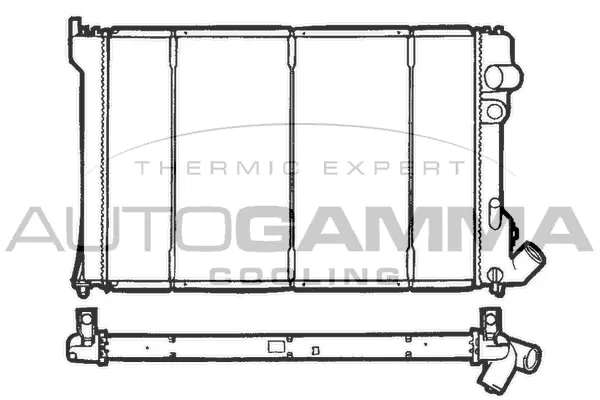 Radiator, engine cooling (100211)