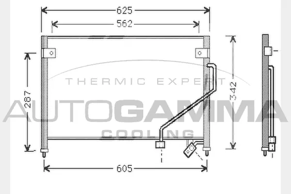 Condenser, air conditioning (104764)