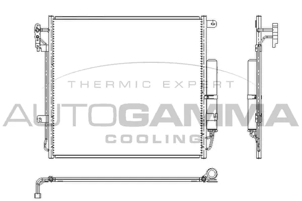 Condenser, air conditioning (105196)
