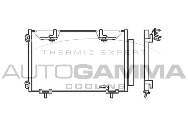 Condenser, air conditioning (104766)