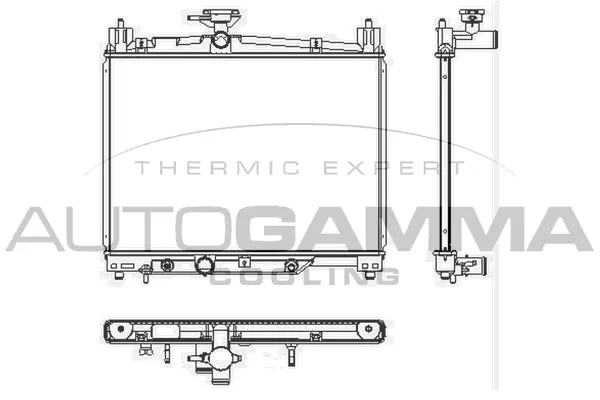Radiator, engine cooling (102955)