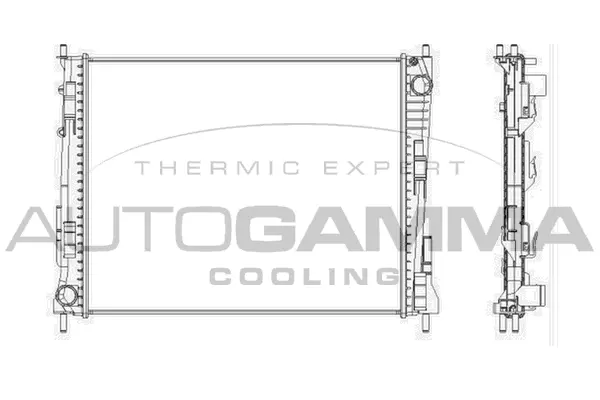 Radiator, engine cooling (104562)