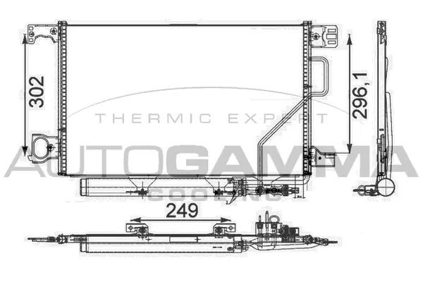 Condenser, air conditioning (105403)