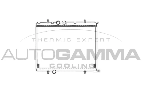 Radiator, engine cooling (103590)