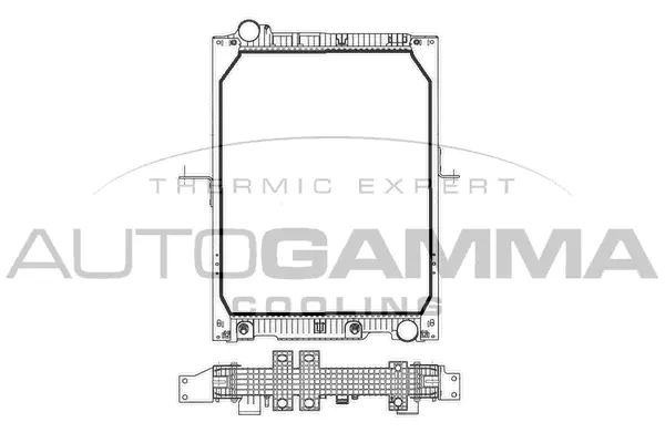 Radiator, engine cooling (401464)