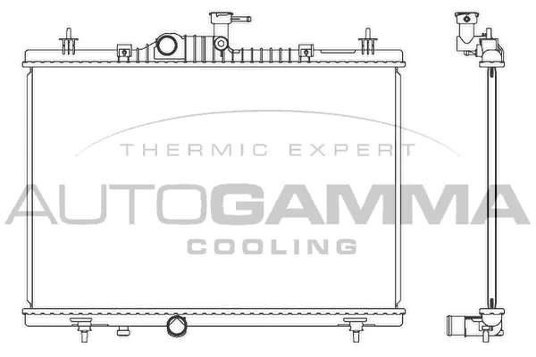 Radiator, engine cooling (107352)