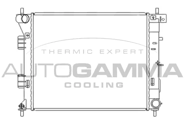 Radiator, engine cooling (105988)
