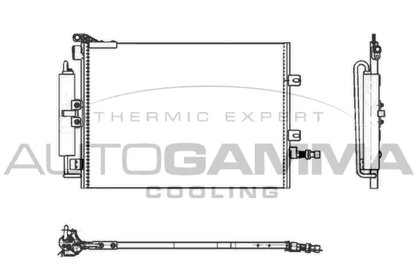 Condenser, air conditioning (104917)
