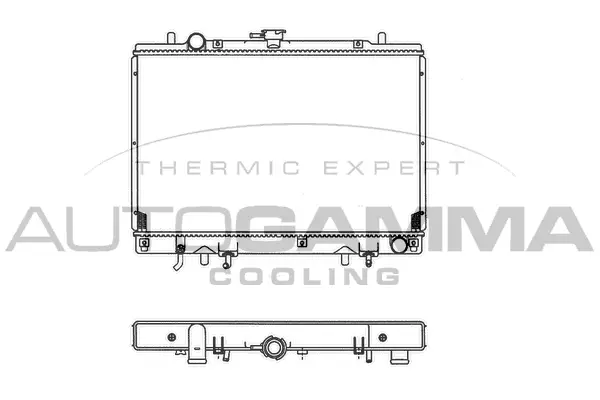 Radiator, engine cooling (102177)