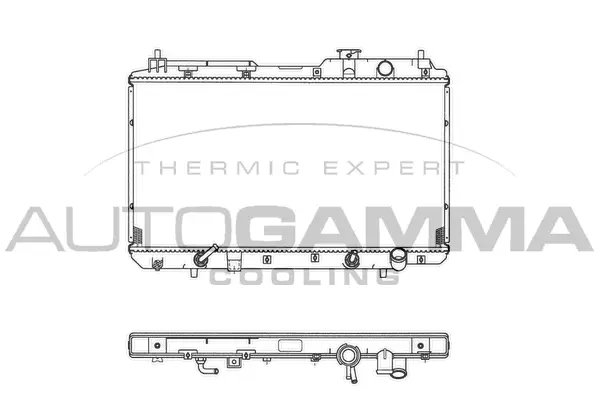 Radiator, engine cooling (102854)