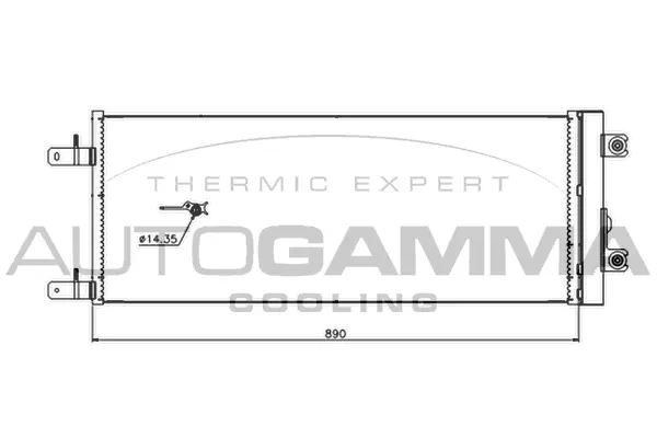 Condenser, air conditioning (107560)