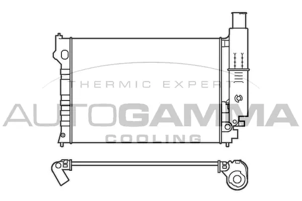 Radiator, engine cooling (100215)