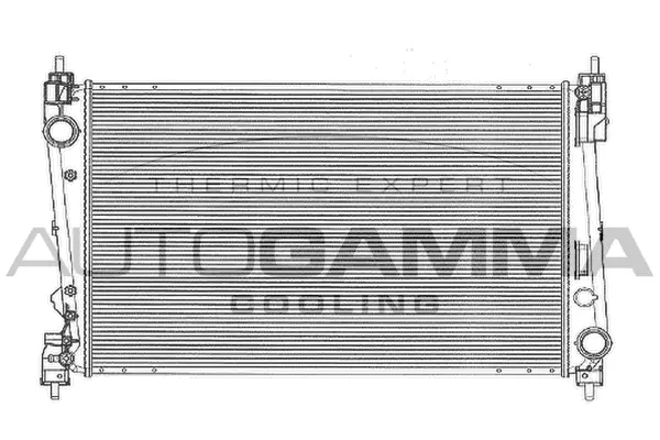 Radiator, engine cooling (105375)
