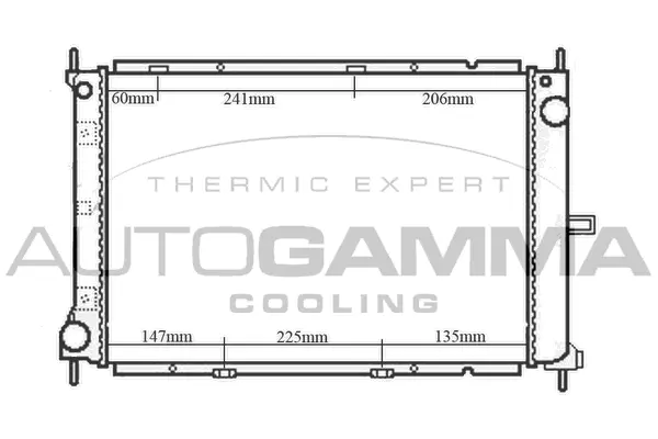 Radiator, engine cooling (105263)