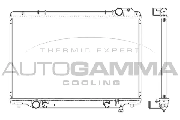 Radiator, engine cooling (102374)