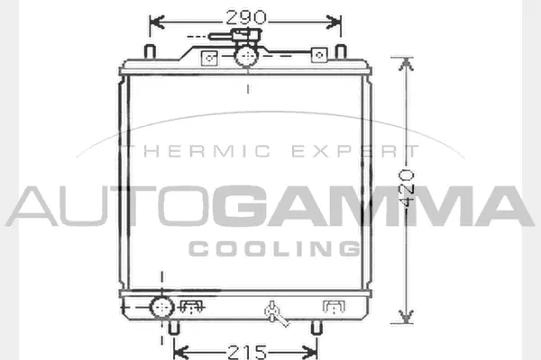 Radiator, engine cooling (102325)