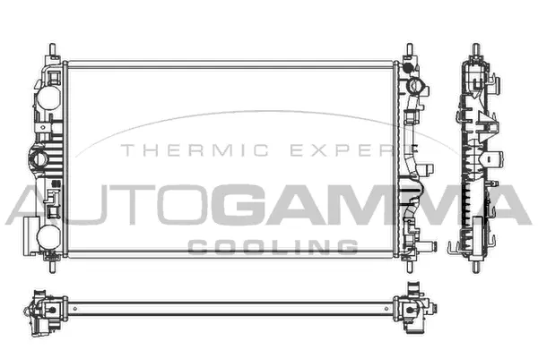 Radiator, engine cooling (105787)