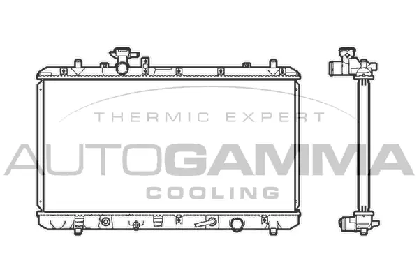 Radiator, engine cooling (105698)