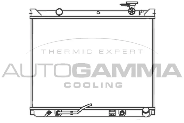 Radiator, engine cooling (107329)