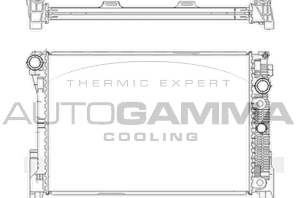 Radiator, engine cooling (105208)