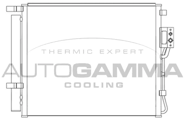 Condenser, air conditioning (105856)