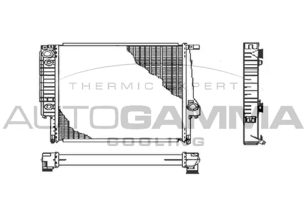 Radiator, engine cooling (102036)