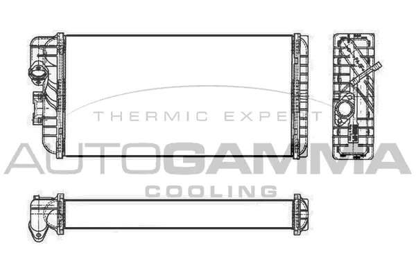 Heat Exchanger, interior heating (304508)
